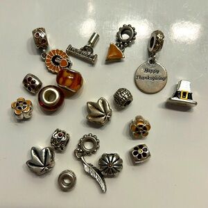 Handful of Fall/ThanksgivingBracelet Charms